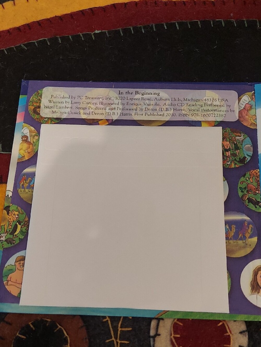 ❤️ Children's Read-Along Bible Story Book & CD Set Of 8 - Picture 10 of 13